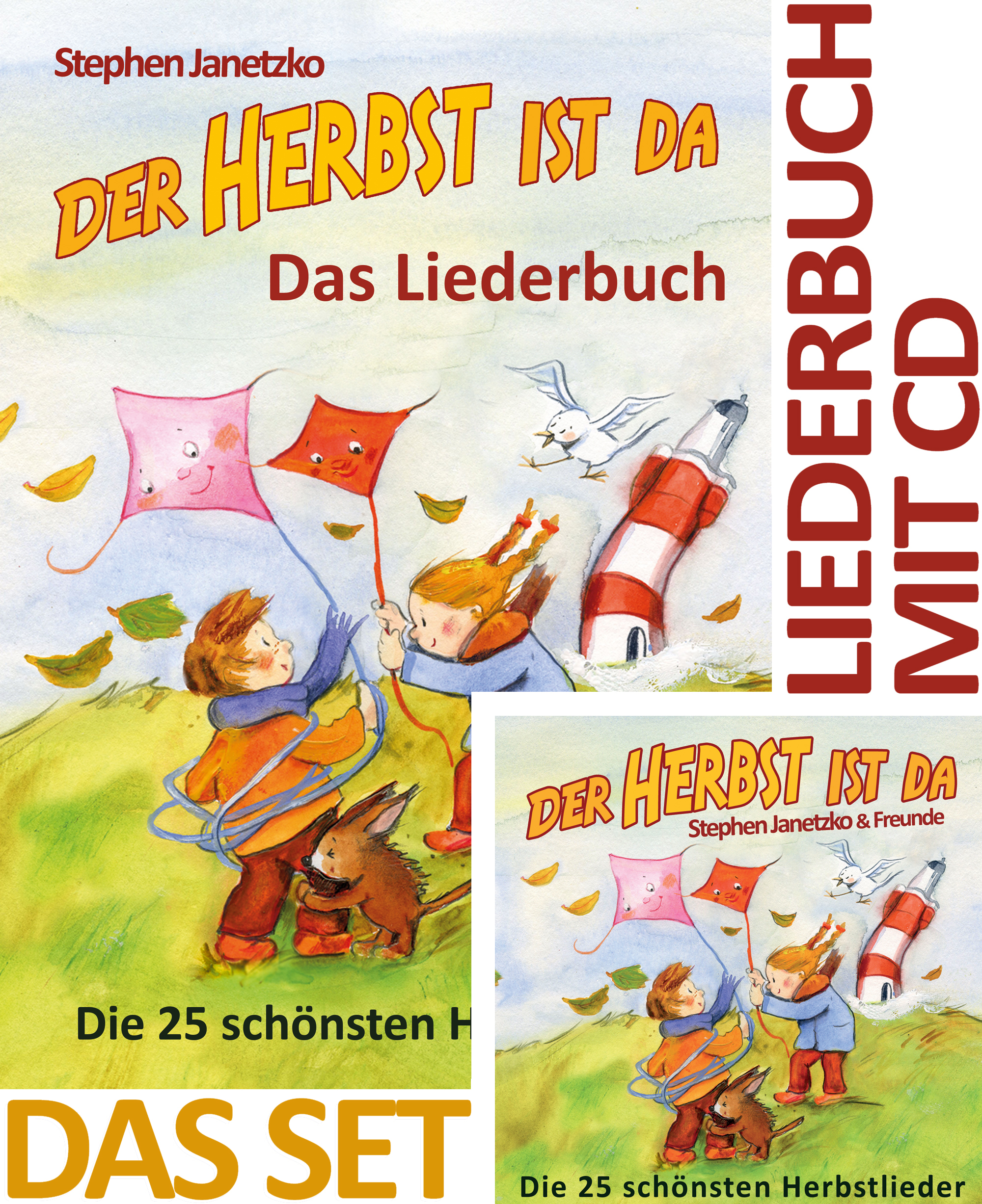 Kinderlieder und mehr! SET LIEDERBUCH inkl. CD Der Herbst ist da Die 25 schönsten Kinderlieder und mehr! SET LIEDERBUCH inkl. CD Der Herbst ist da Die 25 schönsten